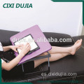 dujia Escritorio para computadora portátil de dormitorio ajustable en altura de diseño plegable